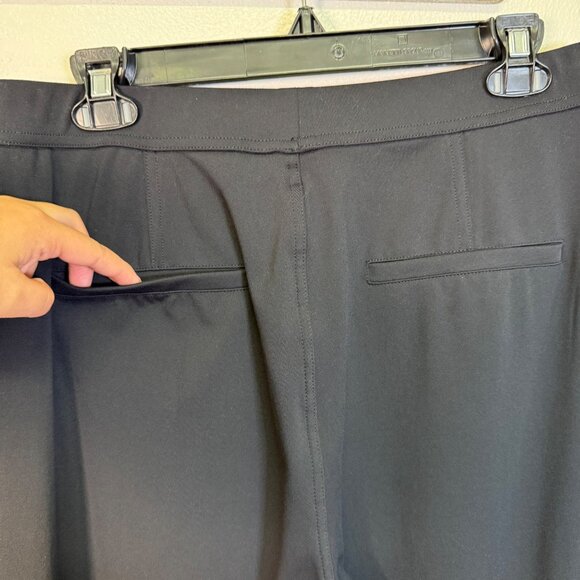 Halara Flex High Waisted Pocket Work Flare Pants Sz Large Tall Pull On Trousers - Picture 14 of 15